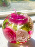 Trapped Flower Candle